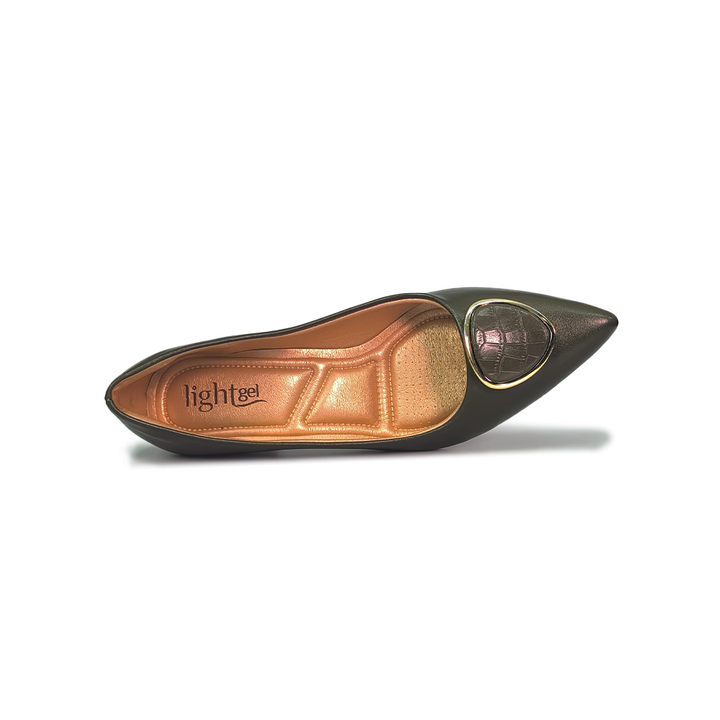 Zapato Light Gel 595-0046 Taco 5 Pelica