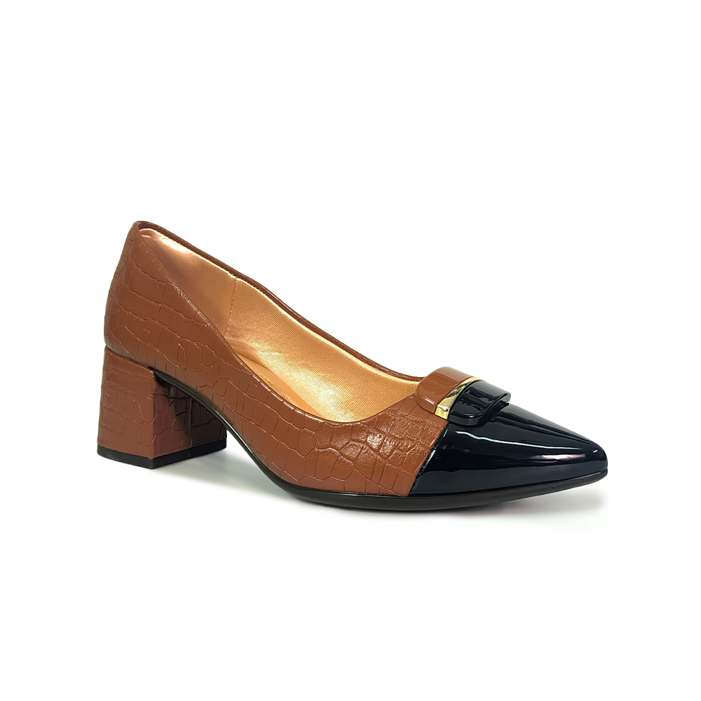 Zapato Light Gel 597- 0069 Taco 5 Croco