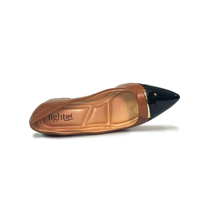 Zapato Light Gel 597- 0069 Taco 5 Croco