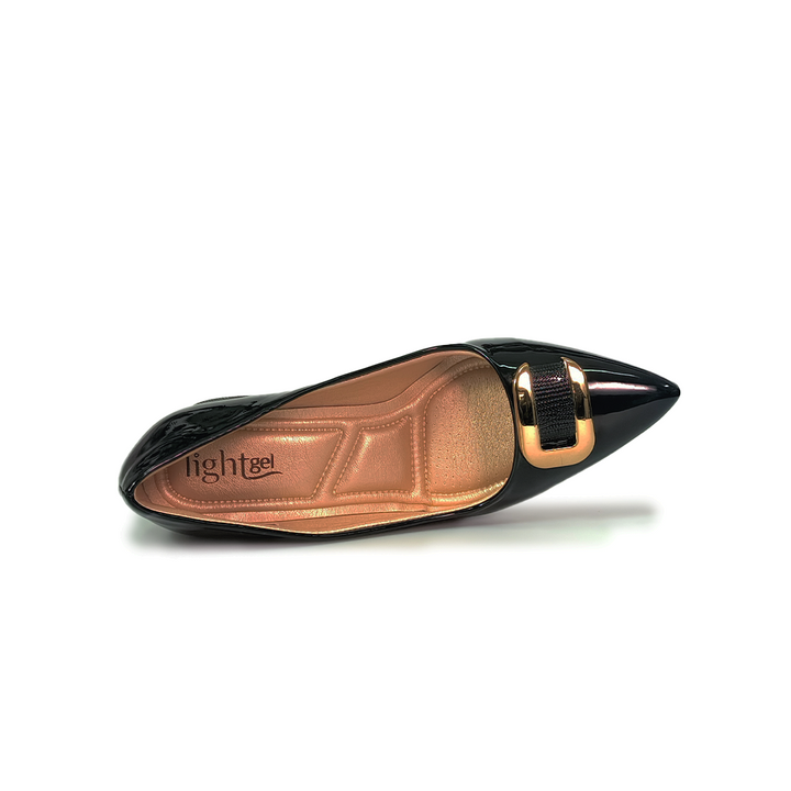 Zapato Light Gel 597-0071 Taco 5 Charol