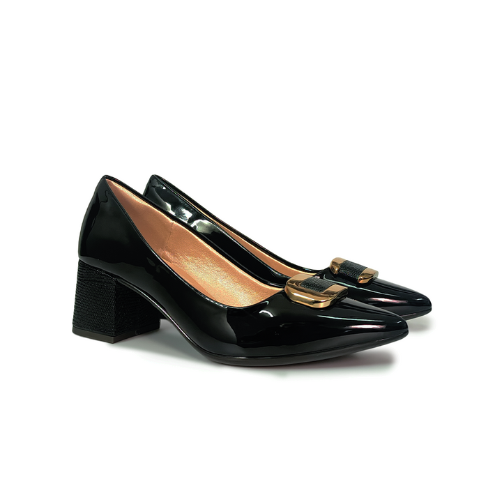 Zapato Light Gel 597-0071 Taco 5 Charol