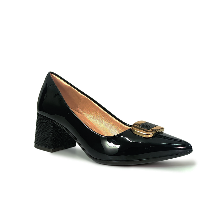 Zapato Light Gel 597-0071 Taco 5 Charol