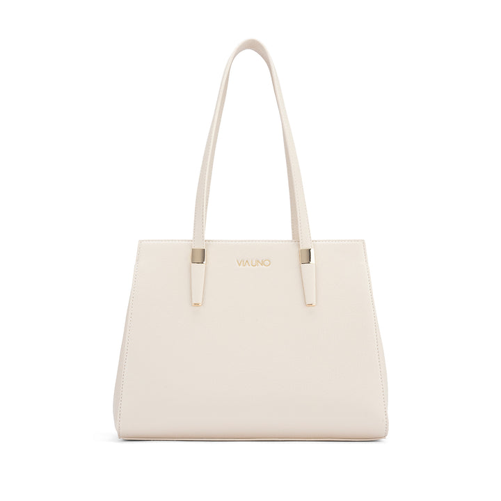 Cartera Via Uno RX9147 Crema