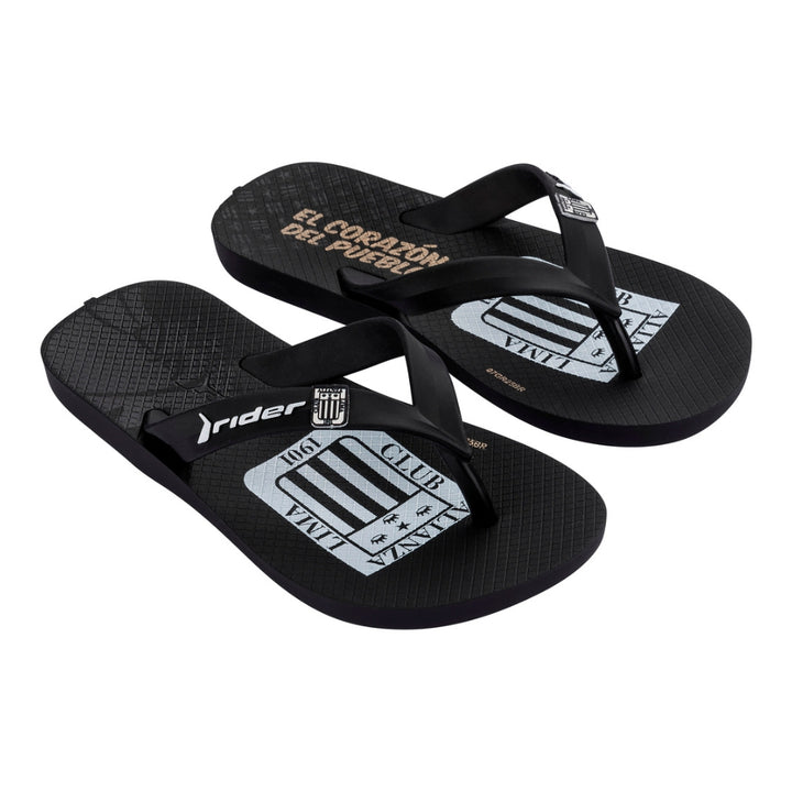 Sandalia Rider Alianza Lima Slide Negro RDL81 Niño
