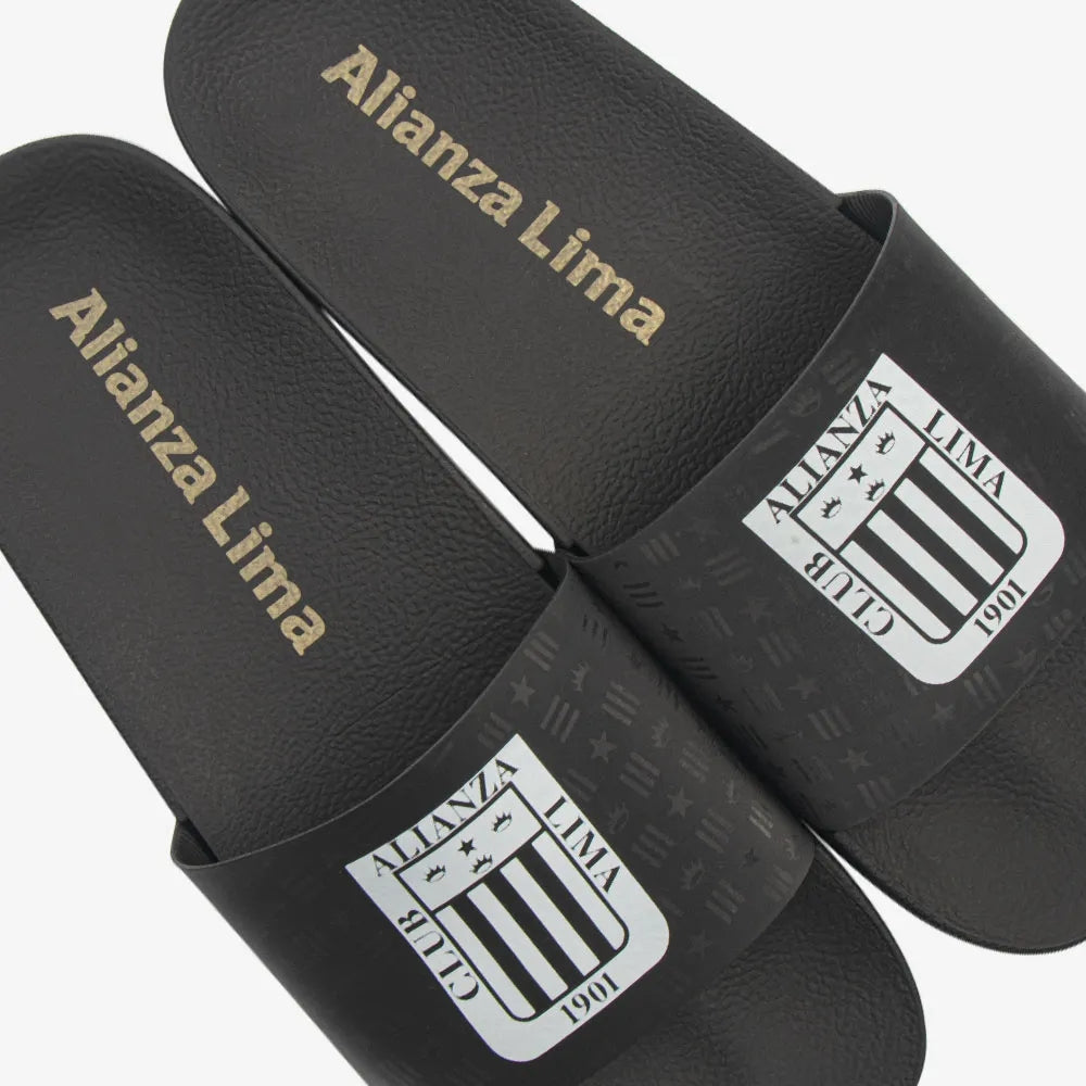 Sandalia Rider Alianza Lima Slide Negro/Blanco RDL55 Dama