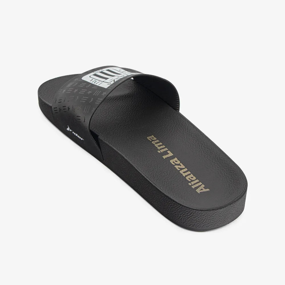 Sandalia Rider Alianza Lima Slide Negro/Blanco RDL55 Dama