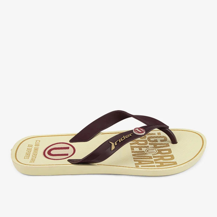 Sandalia Rider Universitario Flip Flop Crema 2RDU86