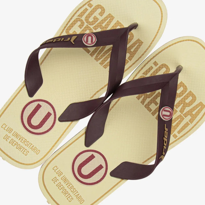 Sandalia Rider Universitario Flip Flop Crema 2RDU86