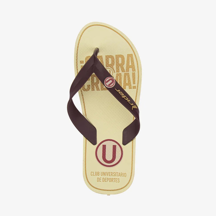 Sandalia Rider Universitario Flip Flop Crema 2RDU86