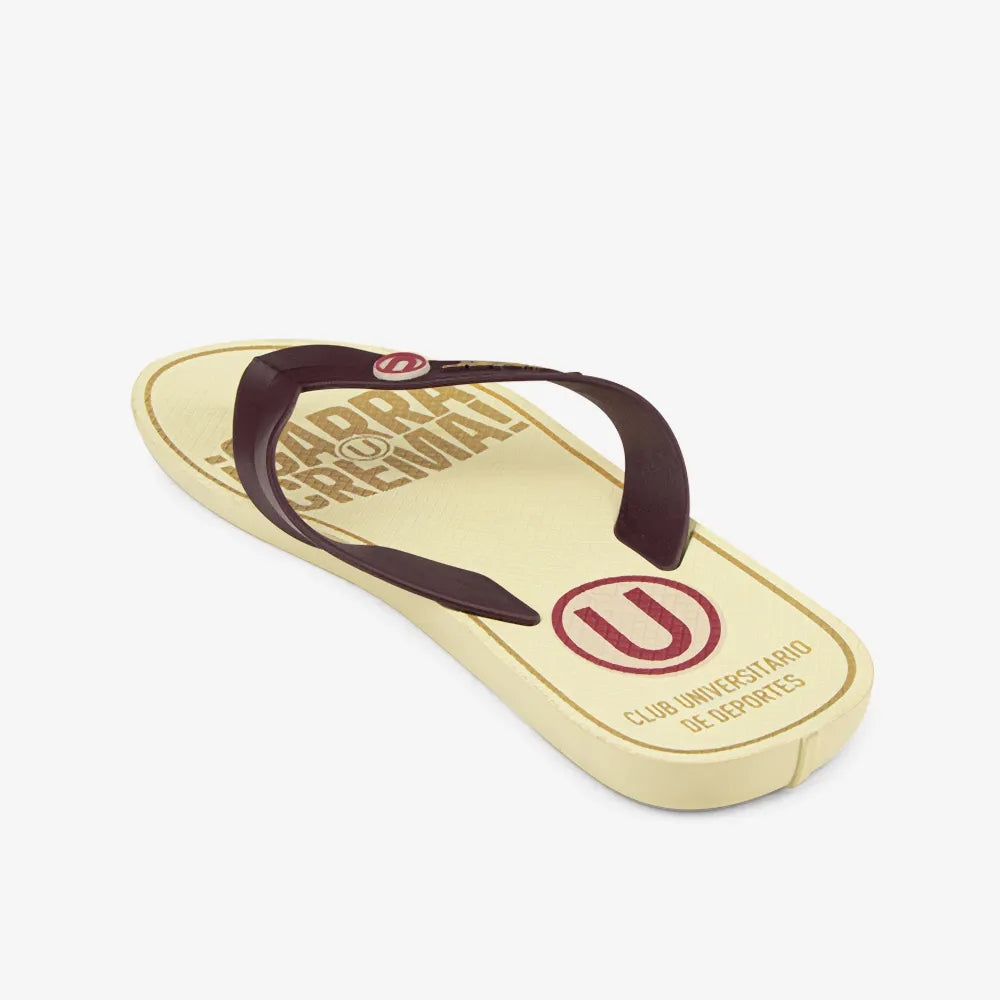 Sandalia Rider Universitario Flip Flop Crema 2RDU86