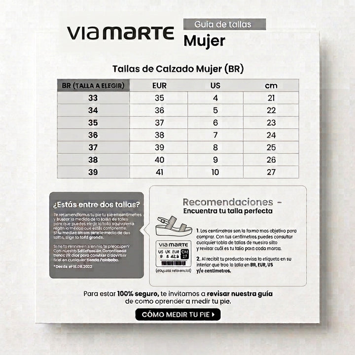 Botín Via Marte 6107-02 Cuero Taco 7 cm - Mujer