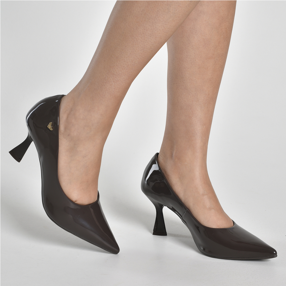 Zapato Via Marte 145017-01 Taco 8.5 Charol