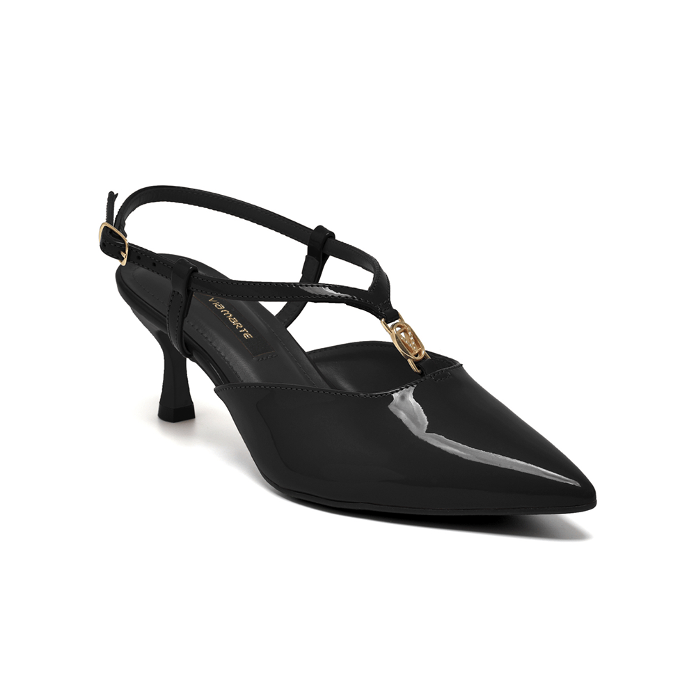 Zapato Via Marte 155031-02 Charol Taco 7