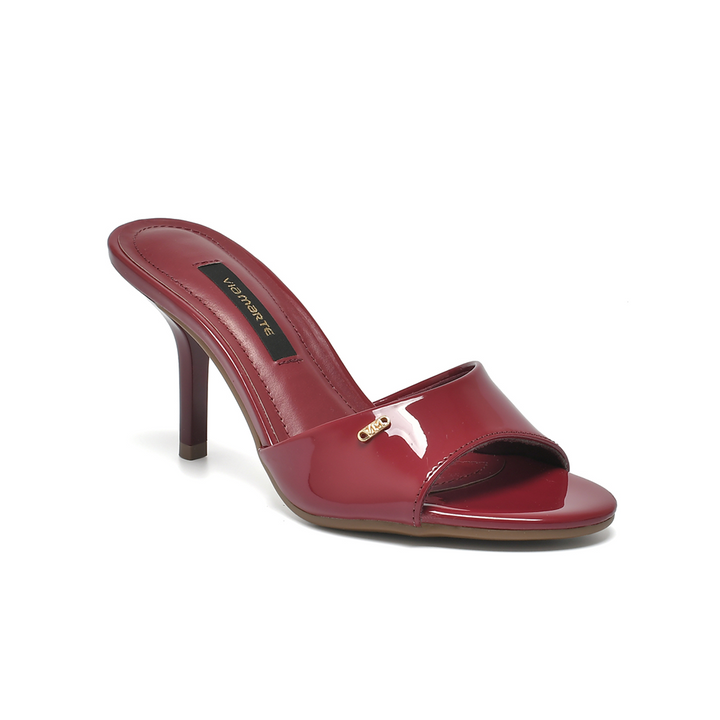 Sandalia Via Marte 300001-02 Charol Taco 8.5