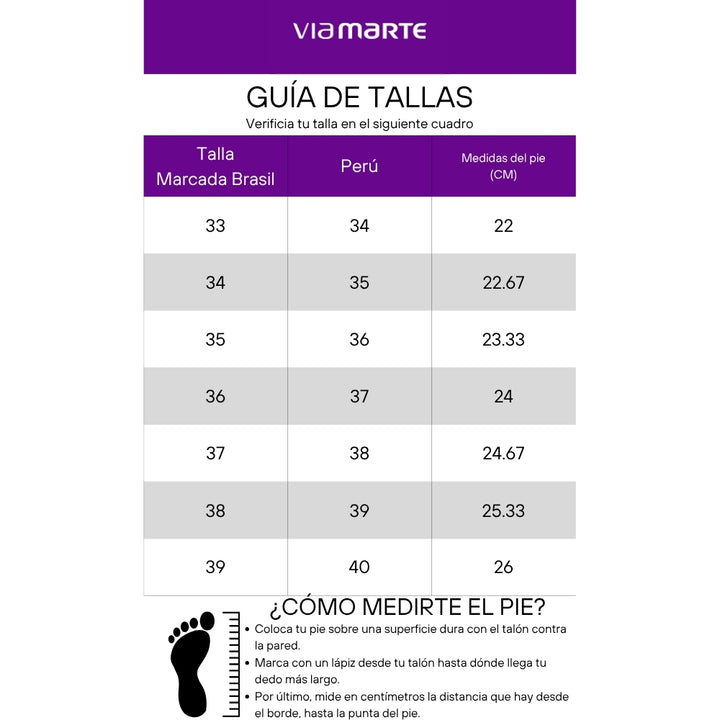 Sandalia Via Marte 166028-04 Taco 8.5