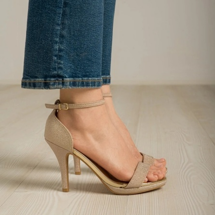 Sandalia Vizzano 6210.1019.13488 Charol Glitter Taco 9.5
