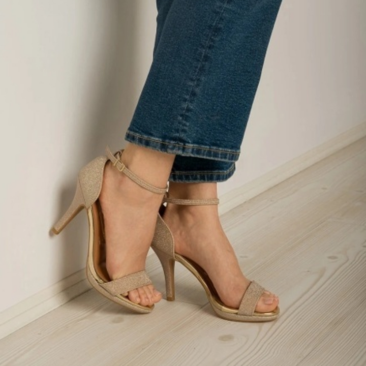 Sandalia Vizzano 6210.1019.13488 Charol Glitter Taco 9.5