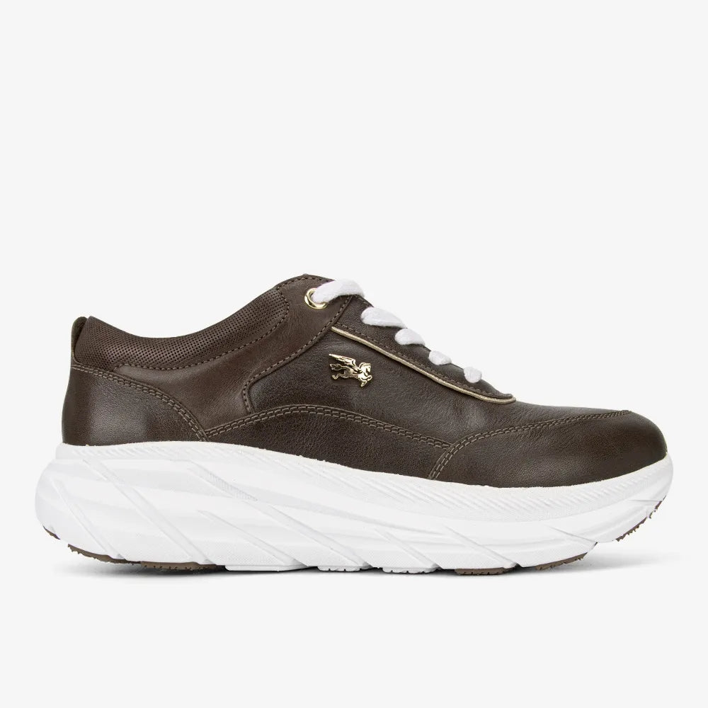 Zapatilla Calimod UII003 Tan Cuero Femenino