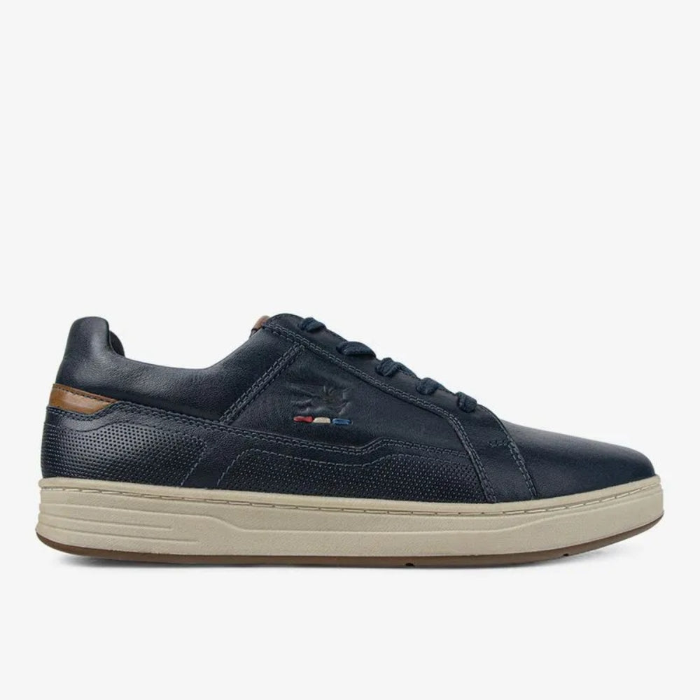 Zapatilla Casual Cuero Calimod UIR001 Azul