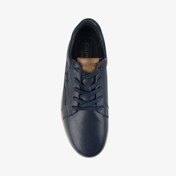 Zapatilla Casual Cuero Calimod UIR001 Azul