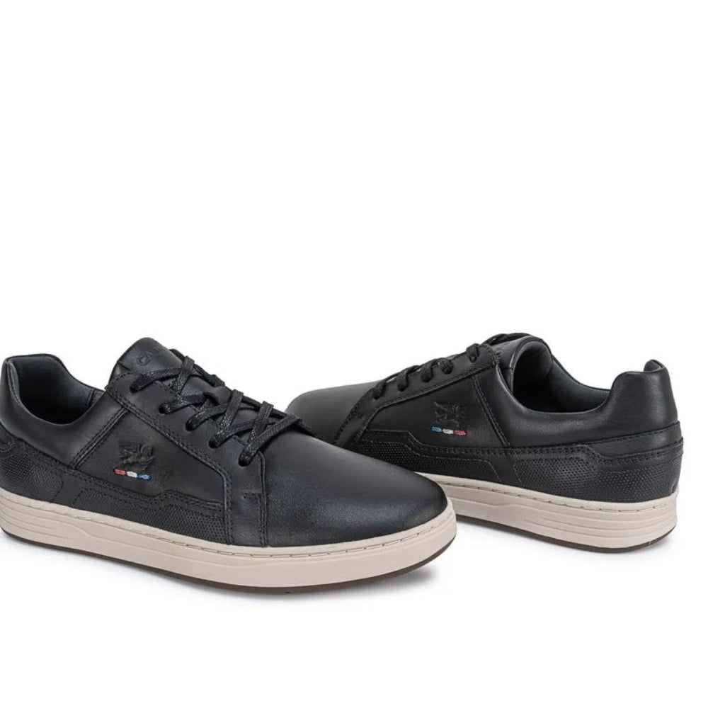 Zapatilla Casual Cuero Calimod UIR001 Negro