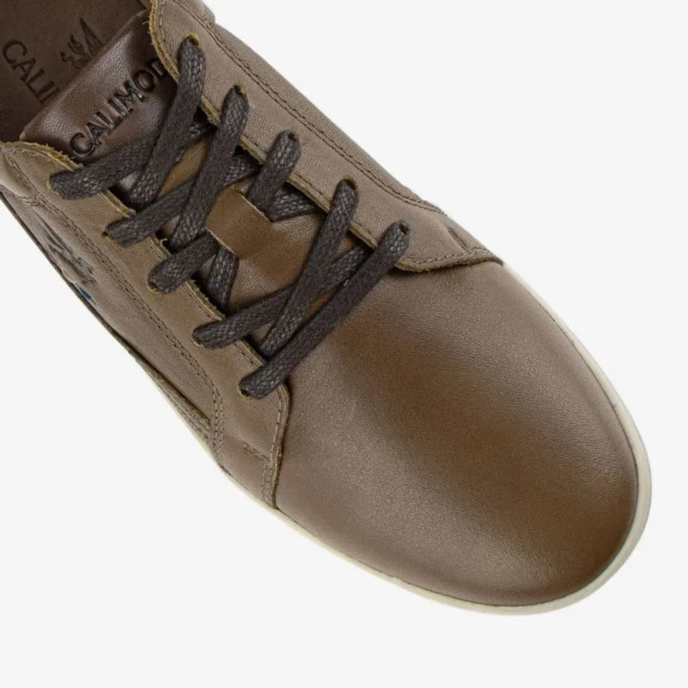 Zapatilla Casual Cuero Calimod UIR001 Canela