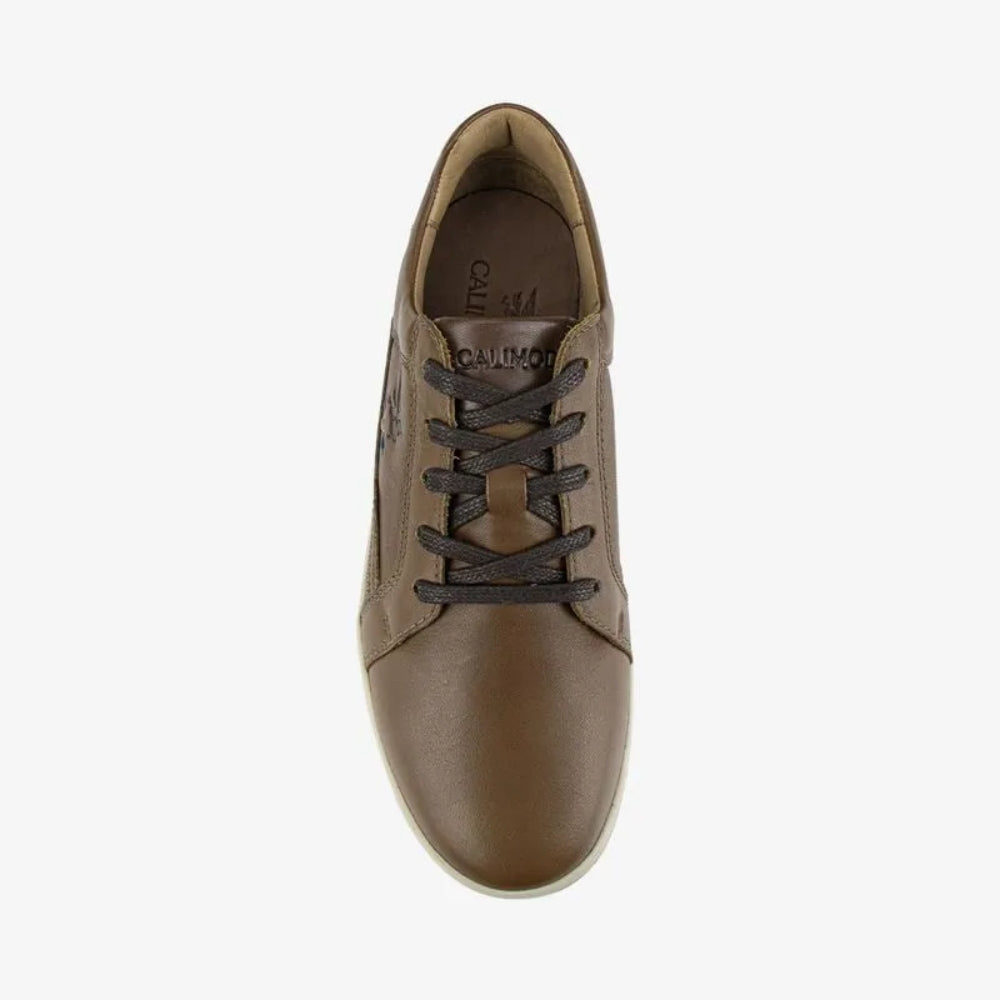 Zapatilla Casual Cuero Calimod UIR001 Canela