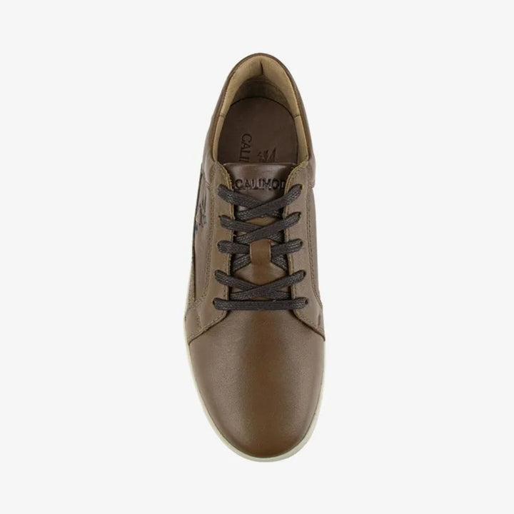 Zapatilla Casual Cuero Calimod UIR001 Canela