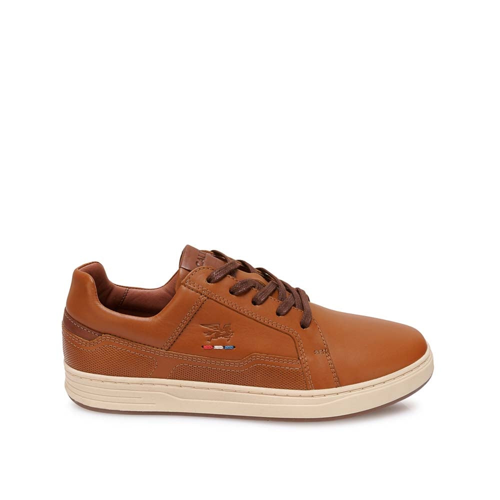 Zapatilla Casual Cuero Calimod UIR001 Tan