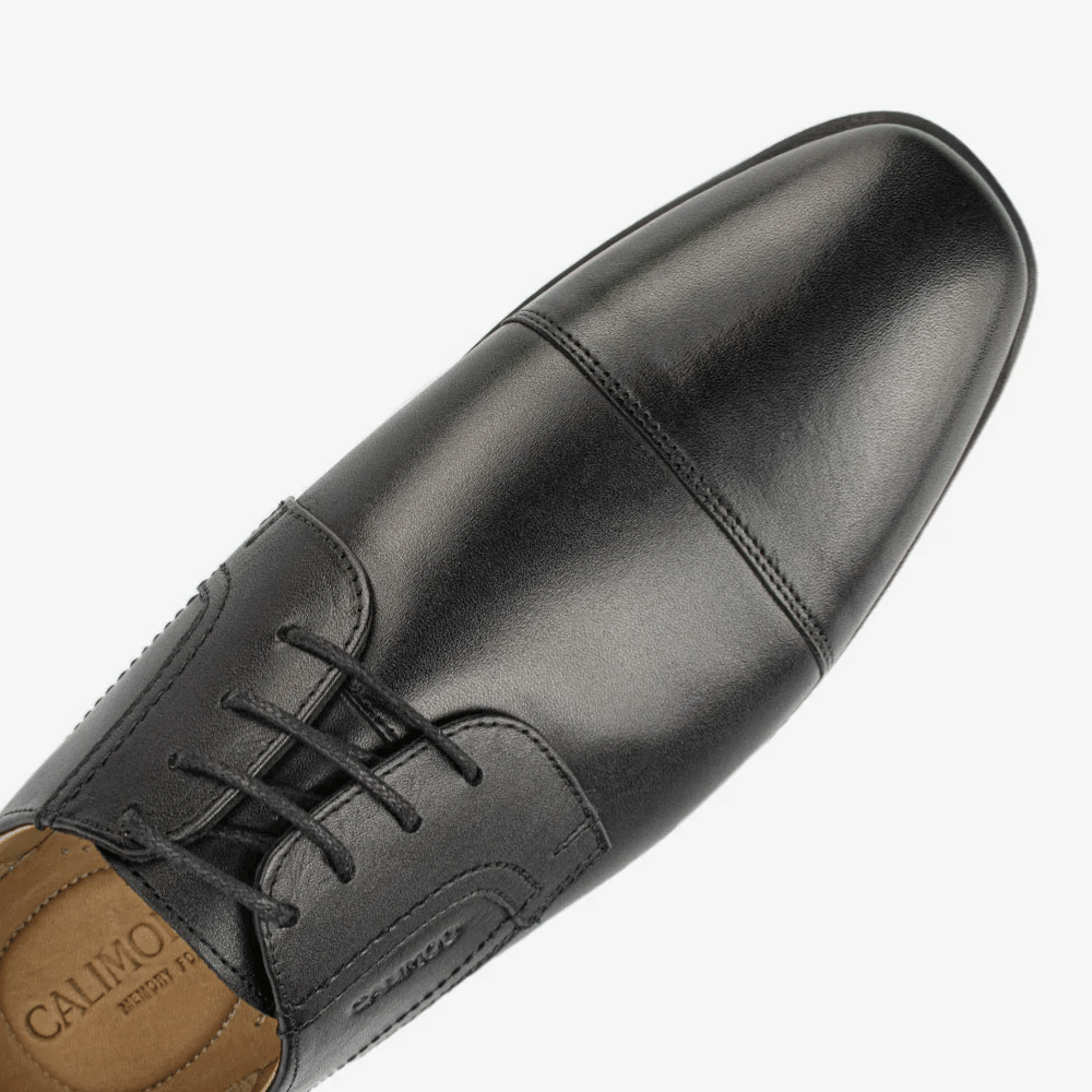 Zapato Calimod VK3002 Cuero Caballero Negro