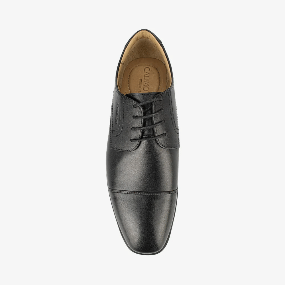 Zapato Calimod VK3002 Cuero Caballero Negro