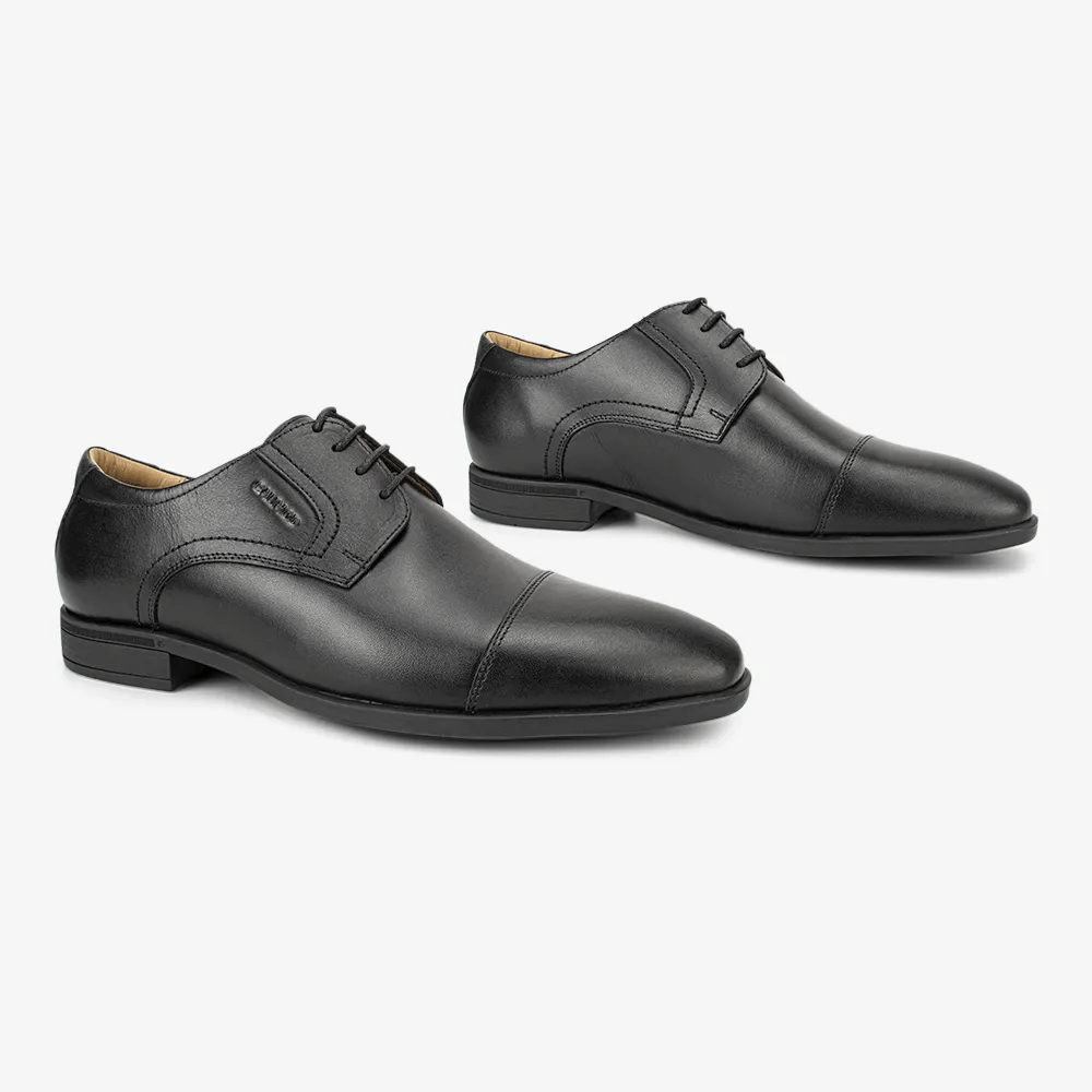 Zapato Calimod VK3002 Cuero Caballero Negro