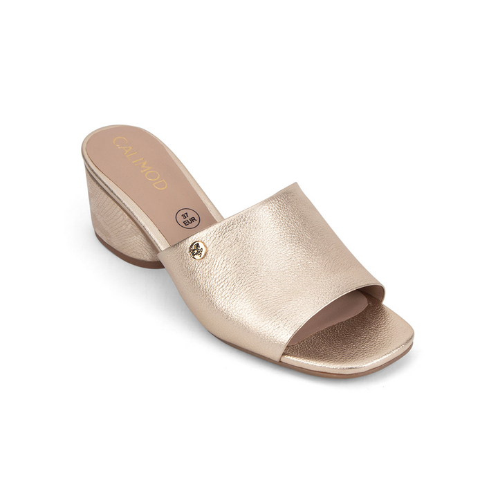 Sandalia Calimod VK1001 Cuero Femenino Taco 3