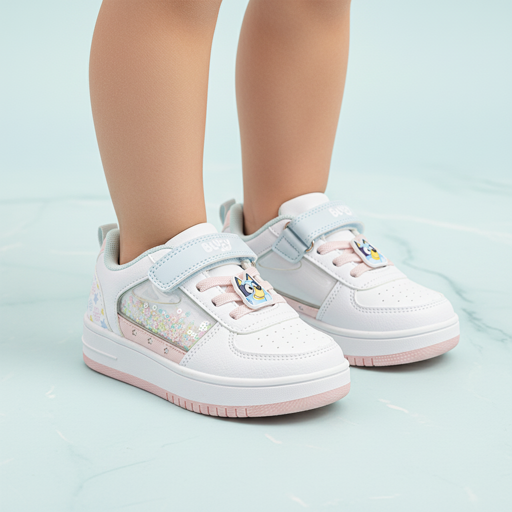 Detalle de pies con Bluey BU071 Blanco