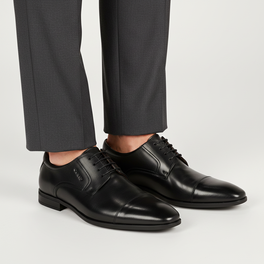 Detalle de pies con zapato Calimod VK3002 Negro