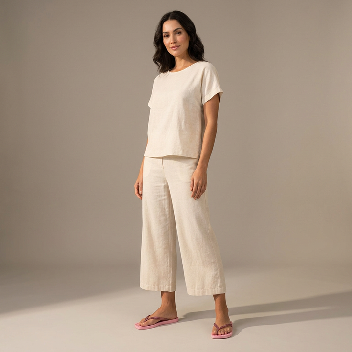 Sandalia Ipanema IPF61 Rosa con modelo de cuerpo completo