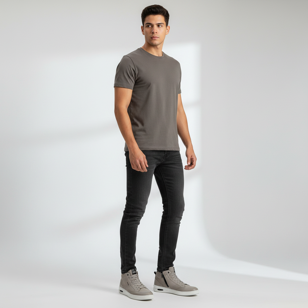 Modelo completo con Botín Ferracini 2632 Gris