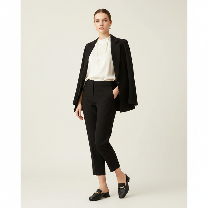 Modelo completo con Mule Piccadilly Negro