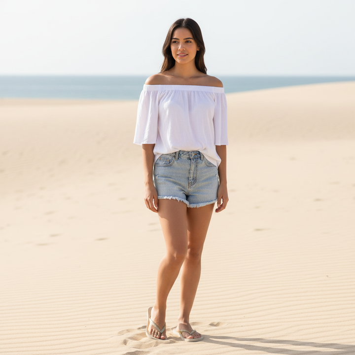 Modelo completo con sandalias Ipanema IPF81 Dorado