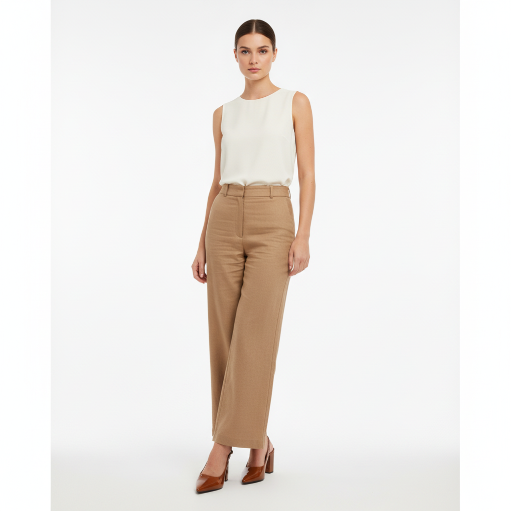 Modelo completo slingback marrón charol