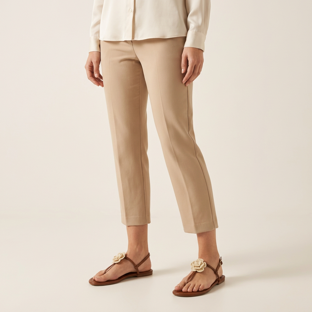 Modelo de cuerpo completo con sandalias Mariotta 20210-41 Caramelo