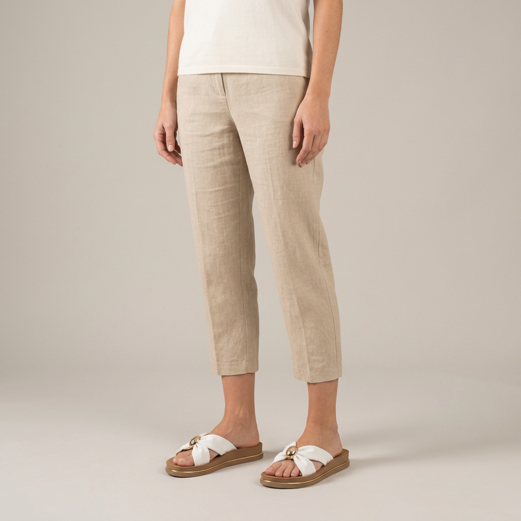 Modelo de cuerpo completo con sandalias Sthef 8380 Blanco