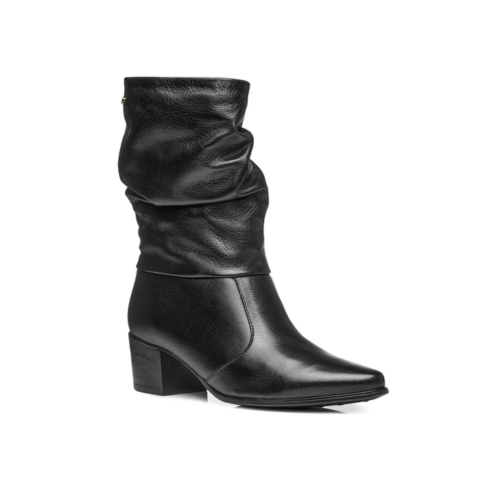 Botin Pegada 280901-02 Negro Cuero