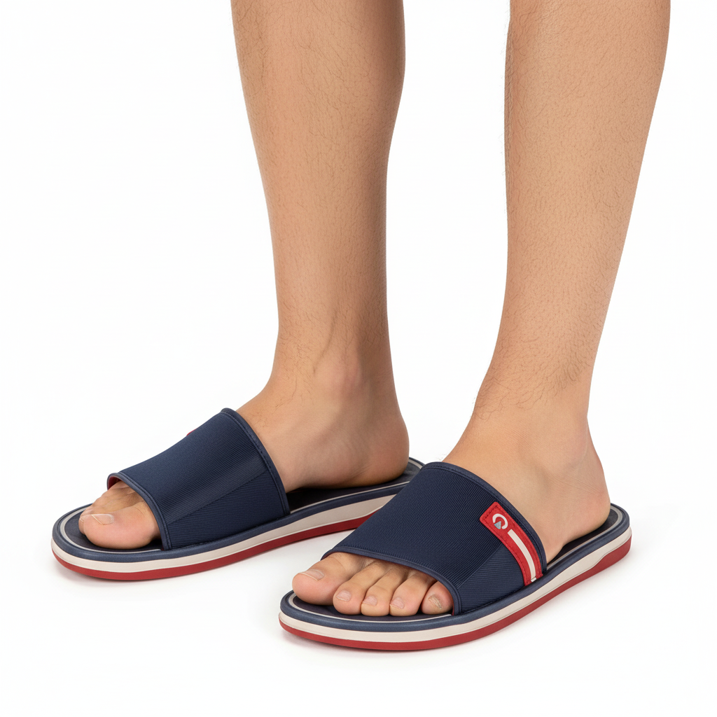 Sandalia Cartago GCA77 Azul - Modelo Masculino