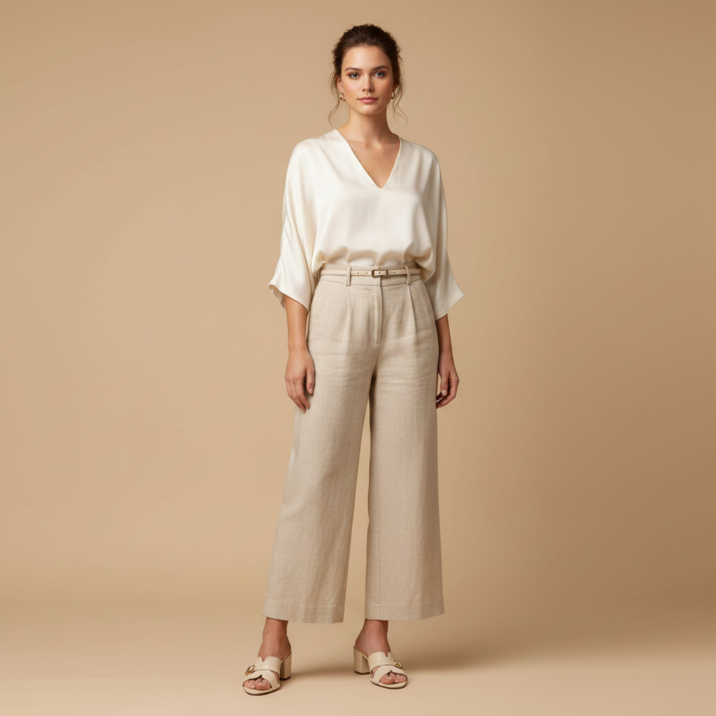 Sandalia Crema - Modelo completo