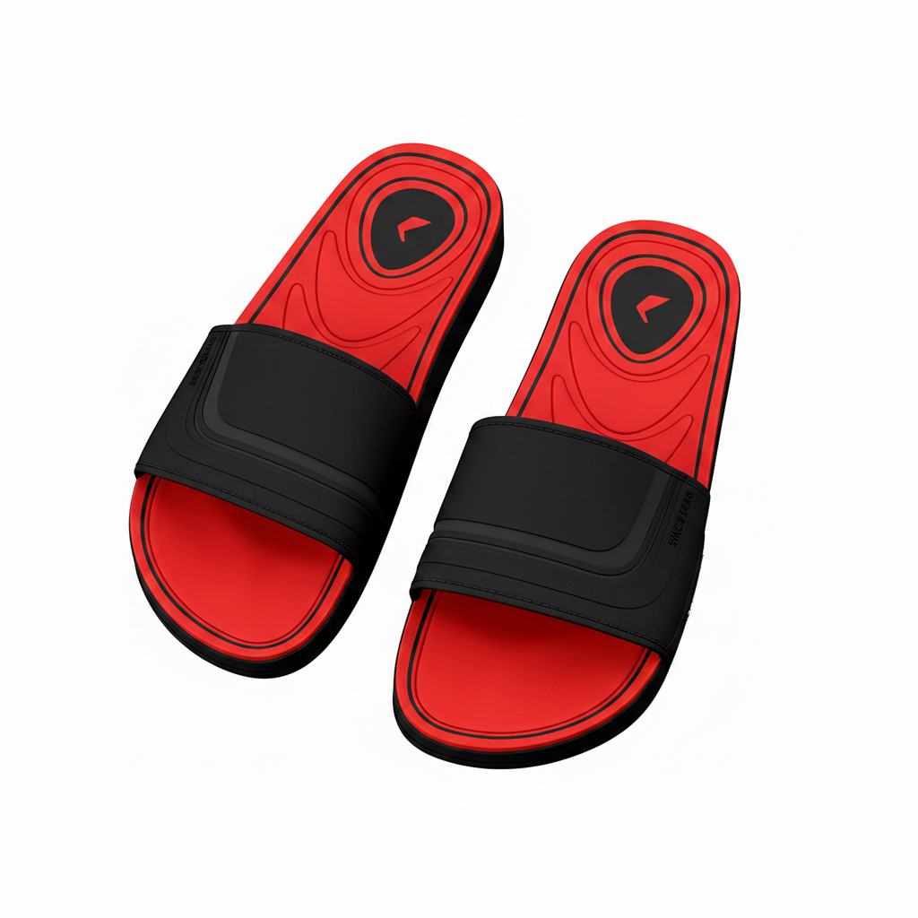 Sandalia Rider RDB17 Rojo - Par vista superior