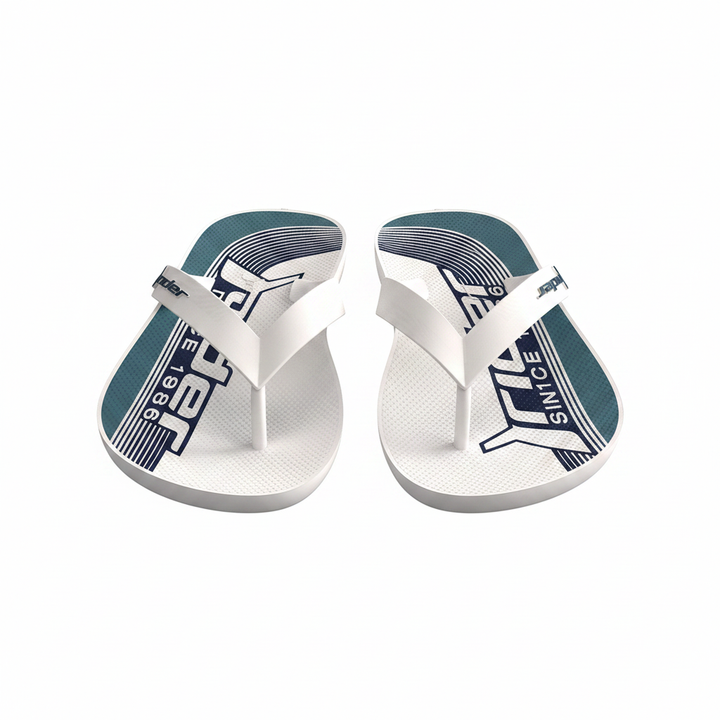 Sandalia Rider RDB18 Blanco - Par vista frontal simétrica