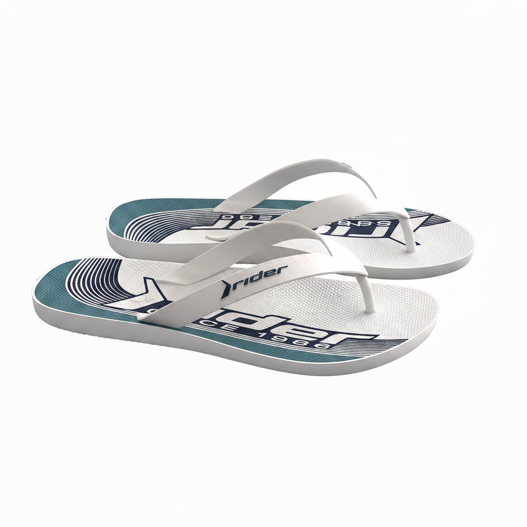Sandalia Rider RDB18 Blanco - Par vista lateral