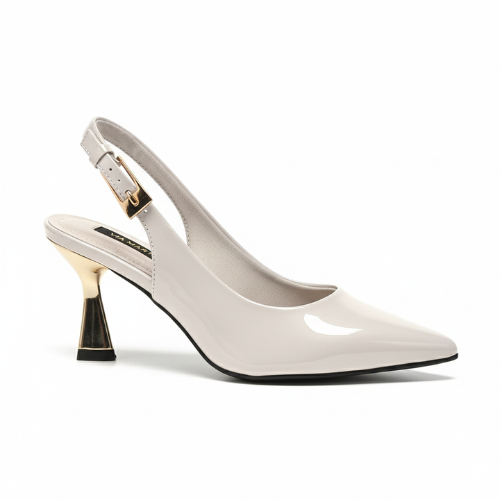 Zapato Via Marte 145012-04 Taco 8.5 Charol