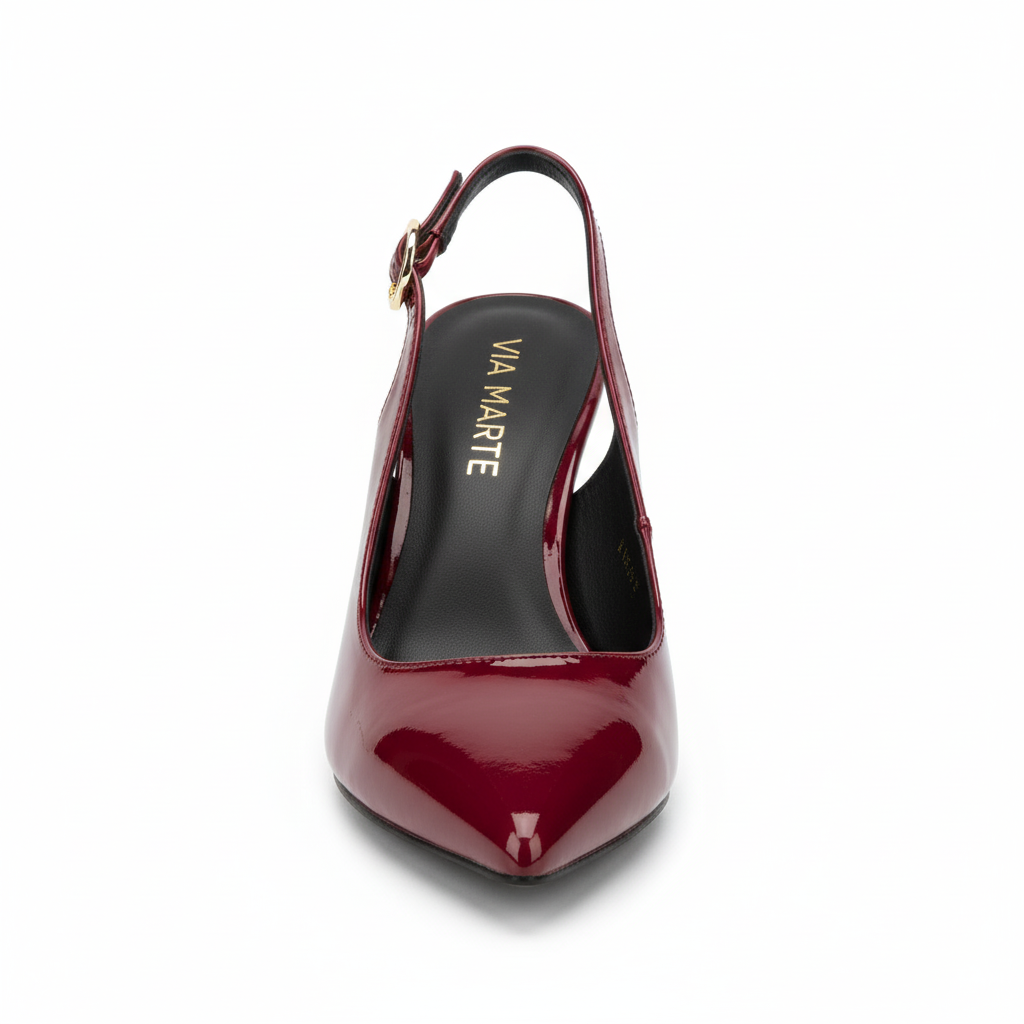 Zapato Via Marte 215012-01 Taco 9.5 Charol